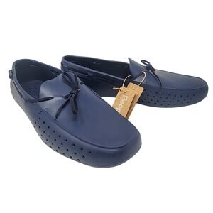 People Footwear Shoes Men's Navy Blue Slip On‎ Boat Shoe Loafer Size 11